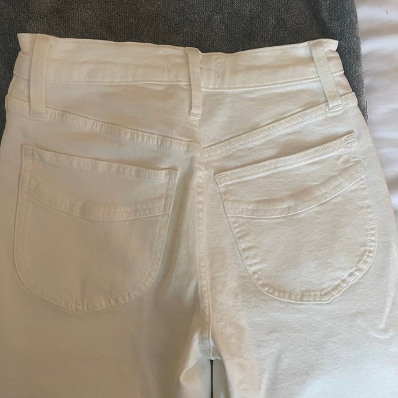 Madewell Perfect Vintage Flare High Rise Tile White Size 23 - Picture 10 of 11